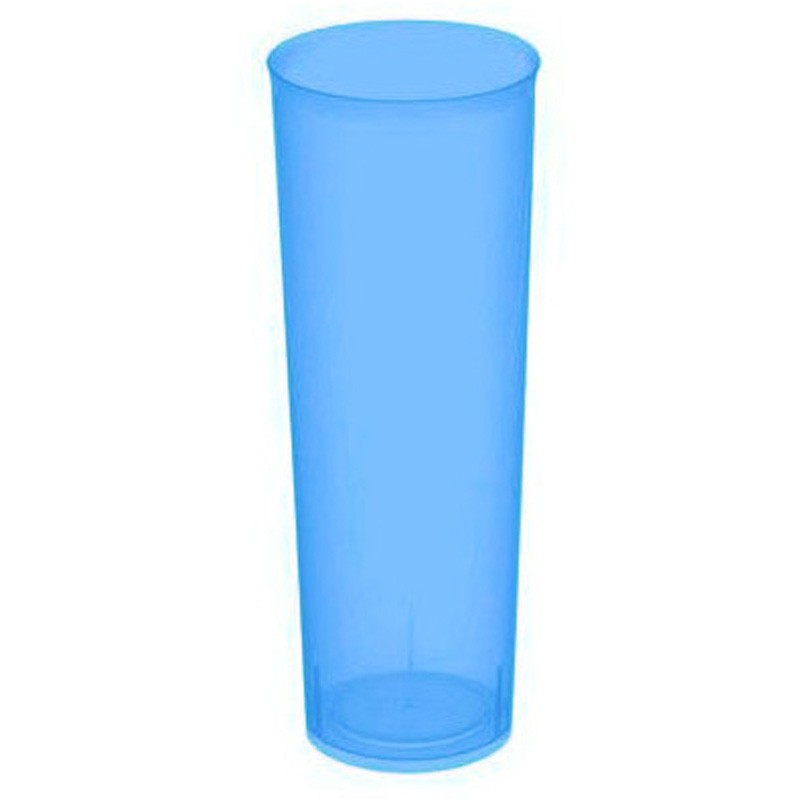 Comprar Vasos de Tubo Plástico PP Duro Reutilizables 330ml Baratos