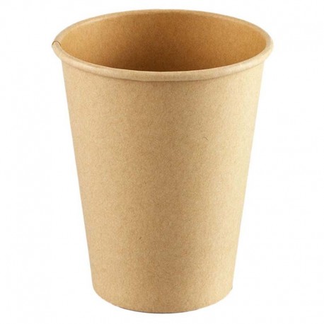 Vasos de Cartón Kraft 12Oz/350ml Ø8cm (1.000 Uds)