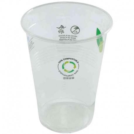 Vasos Biodegradables PLA Mini/Litrona Impresos 1.000ml (25 Uds)