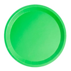 Platos Biodegradables de Cartón Verde 20,5cm (10 Uds)